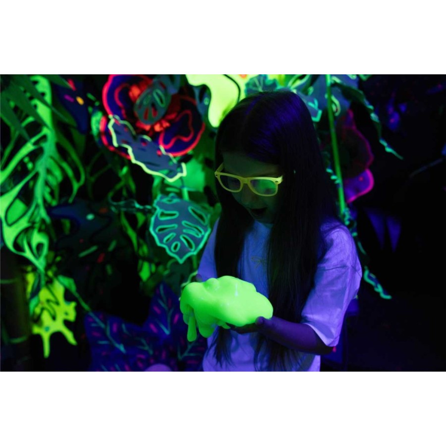 Χλαπάτσα που Φωσφορίζει Jiggly Slime Fluo Glow Πράσινη 430g Tuban