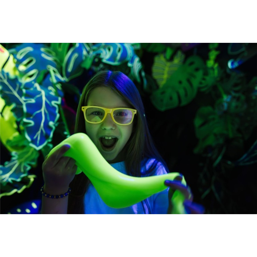 Χλαπάτσα που Φωσφορίζει Jiggly Slime Fluo Glow Πράσινη 430g Tuban