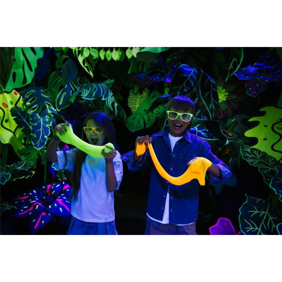 Χλαπάτσα που Φωσφορίζει Jiggly Slime Fluo Glow Πράσινη 430g Tuban