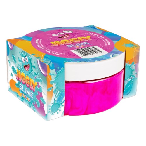 Χλαπάτσα Jiggly Slime Ροζ Πέρλα 200g Tuban