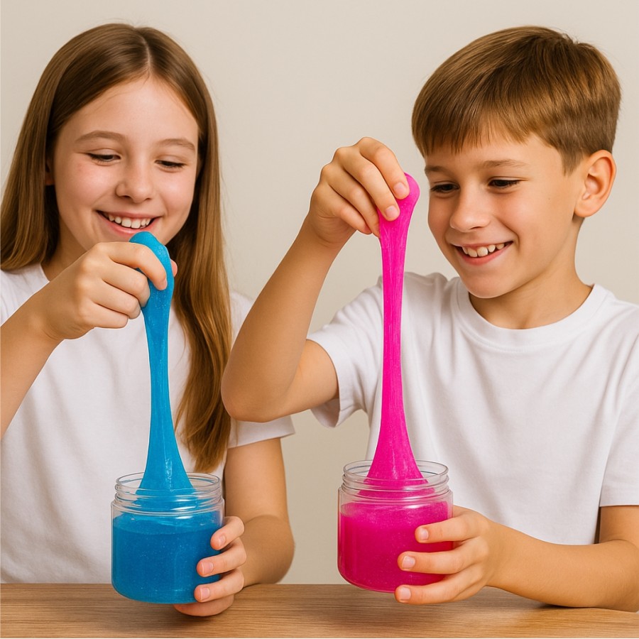 Χλαπάτσα Jiggly Slime Ροζ Πέρλα 200g Tuban