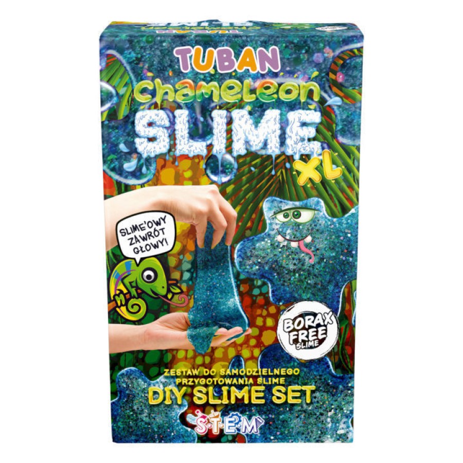 Σετ DIY Δημιουργίας Χλαπάτσας Χαμαιλέων Tuban Chameleon Slime XL