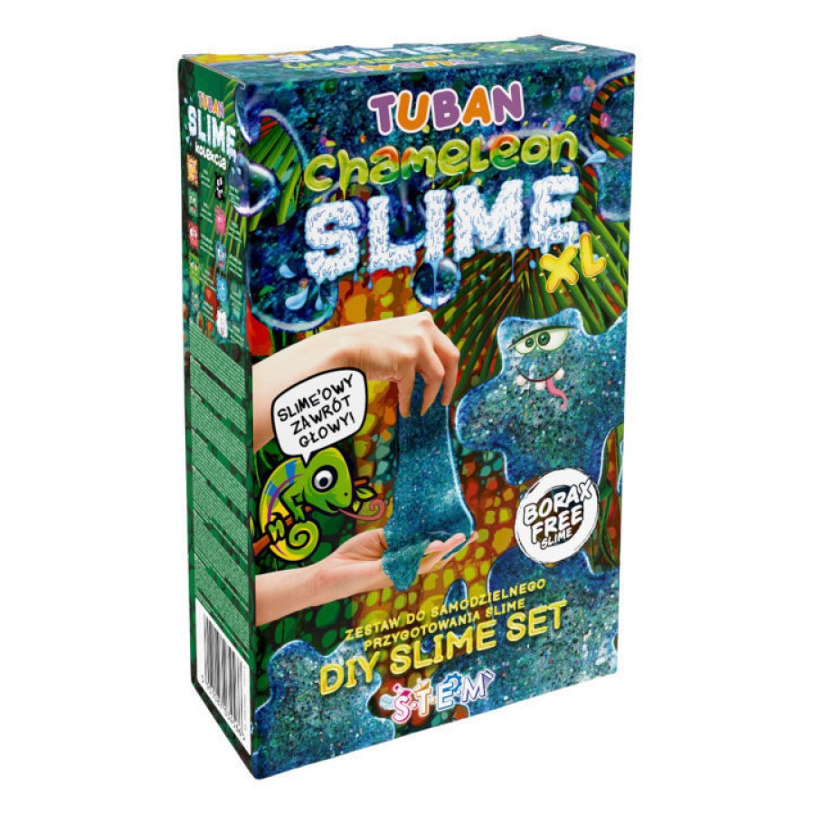 Σετ DIY Δημιουργίας Χλαπάτσας Χαμαιλέων Tuban Chameleon Slime XL