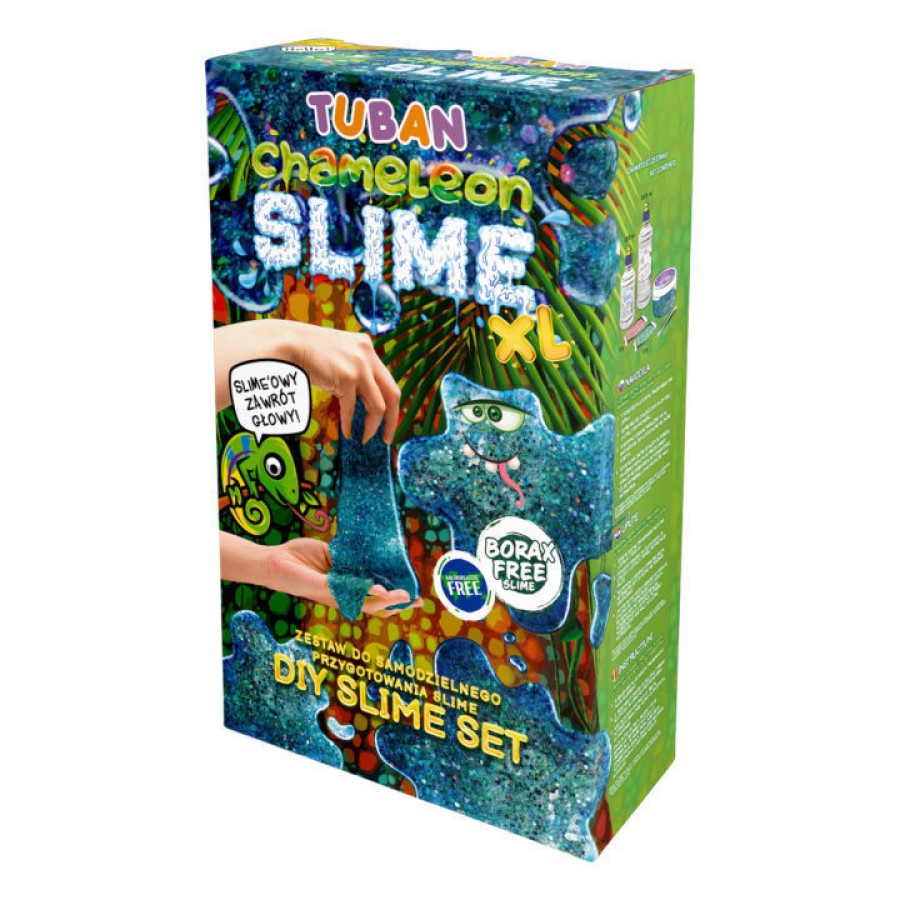Σετ DIY Δημιουργίας Χλαπάτσας Χαμαιλέων Tuban Chameleon Slime XL