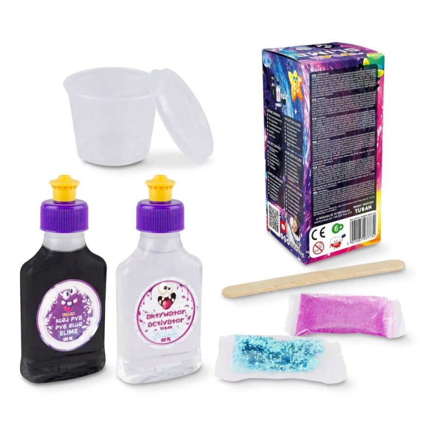 Σετ Δημιουργίας Χλαπάτσας DIY Galaxy Slime Tuban Γαλαξίας