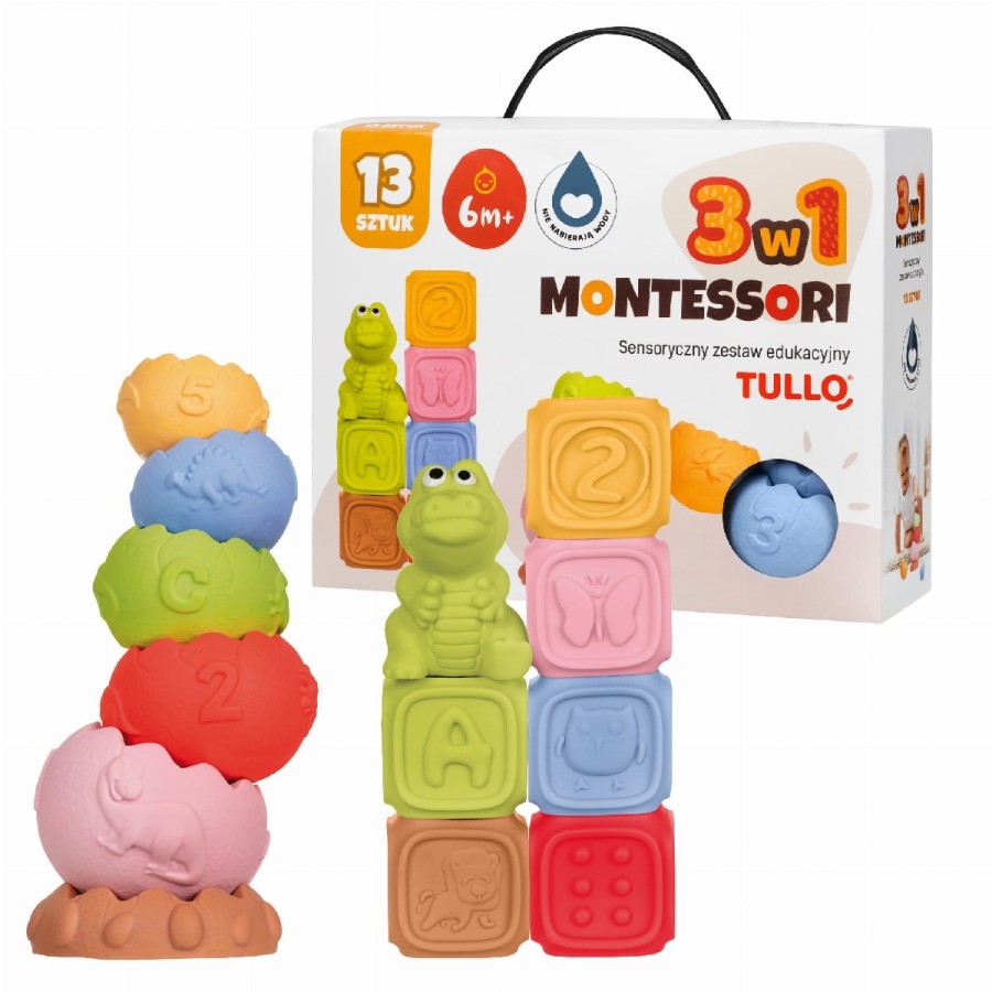 Παιχνίδι Αισθήσεων Montessori 3 σε 1 Tullo