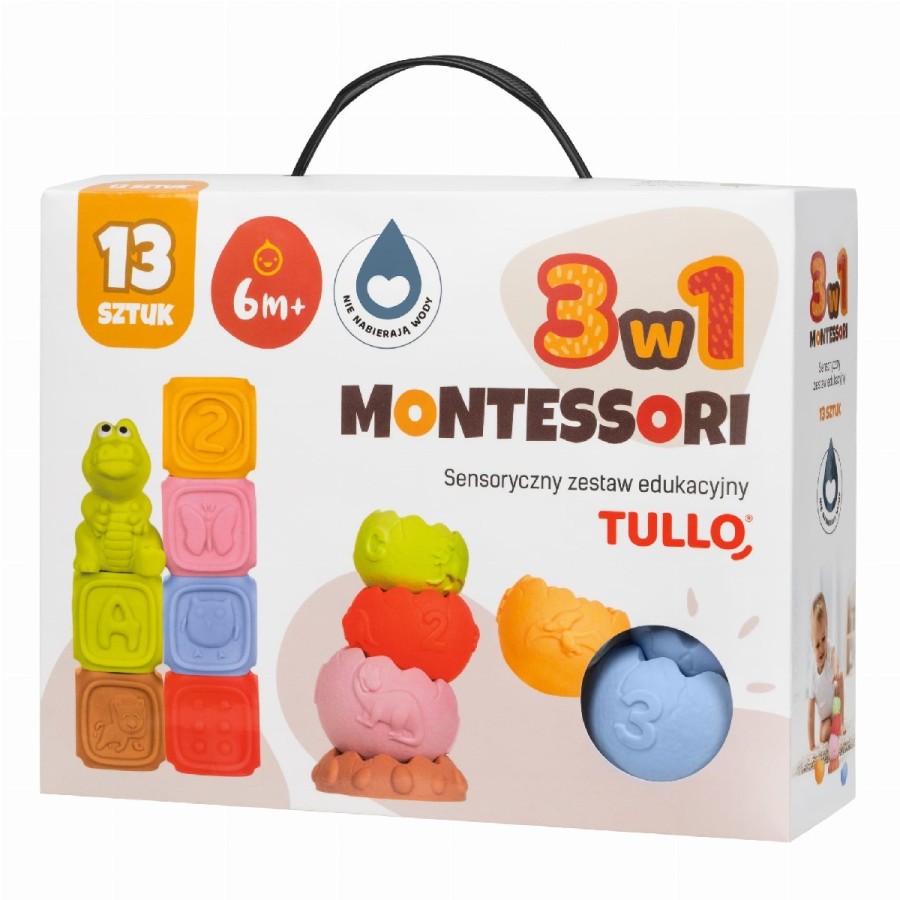 Παιχνίδι Αισθήσεων Montessori 3 σε 1 Tullo
