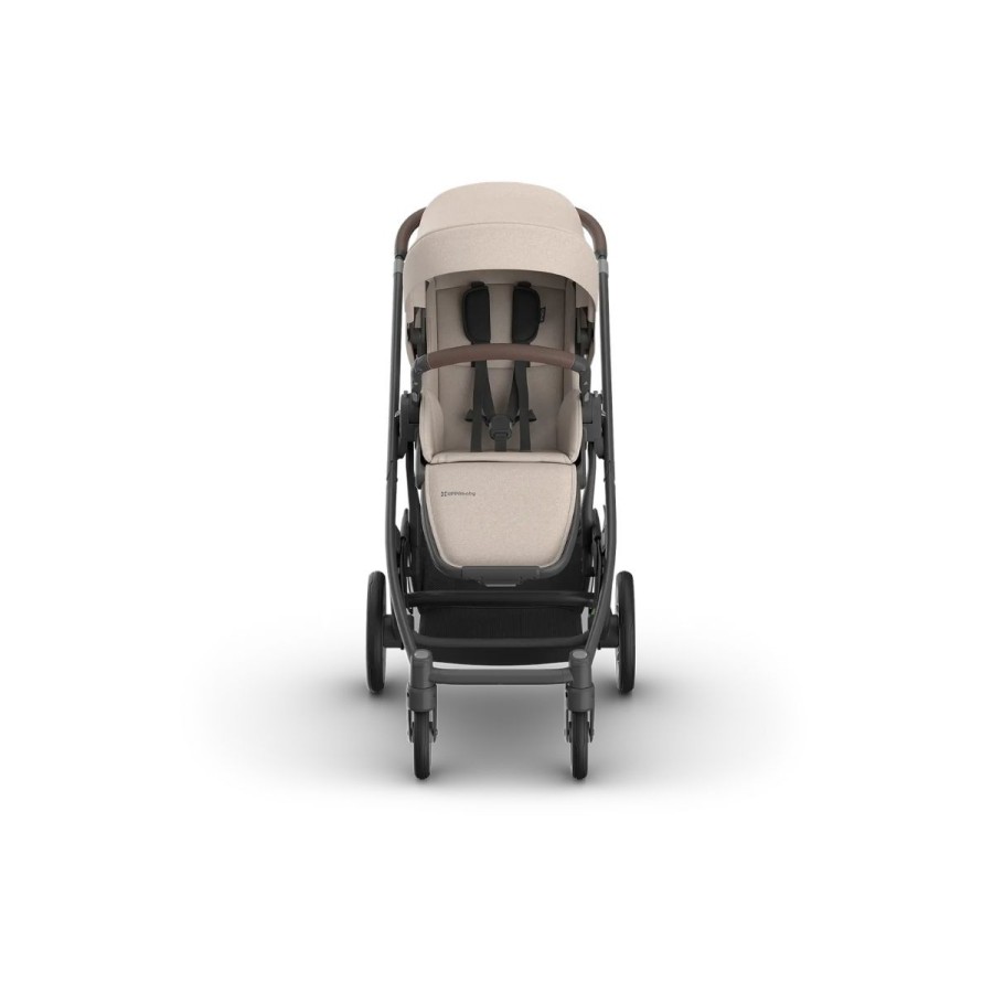 Uppababy Cruz V3 Βρεφικό Καρότσι Ada - Sandstone Melange | Carbon Frame | Chestnut Leather