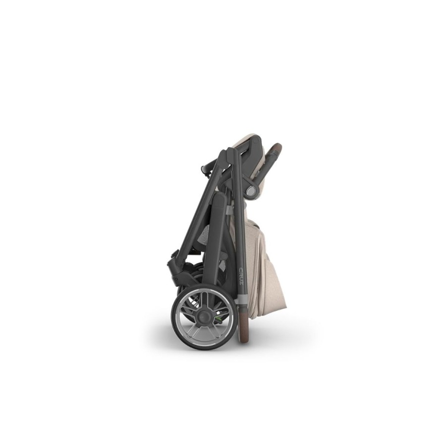 Uppababy Cruz V3 Βρεφικό Καρότσι Ada - Sandstone Melange | Carbon Frame | Chestnut Leather