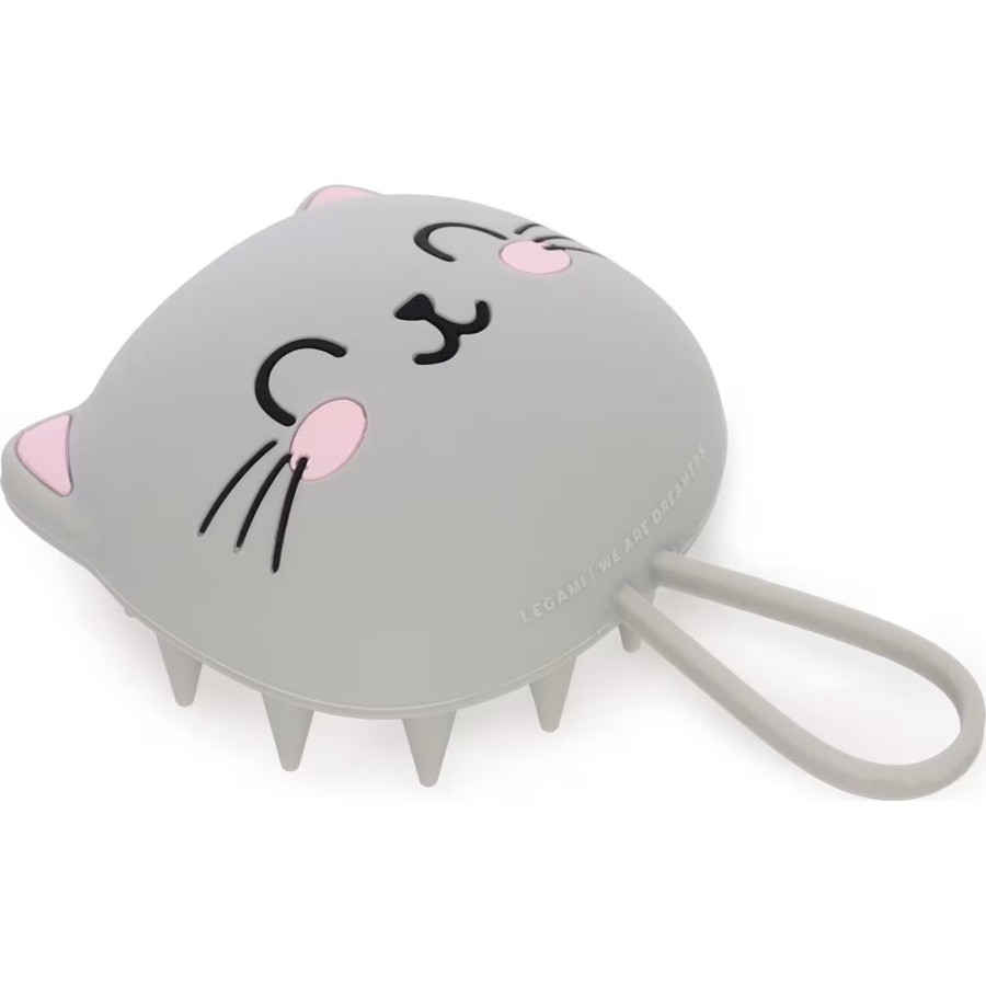 Παιδική Βούρτσα για Μασάζ Κεφαλιού Legami Scalp and Shampoo Brush Relax and Shine Kitty
