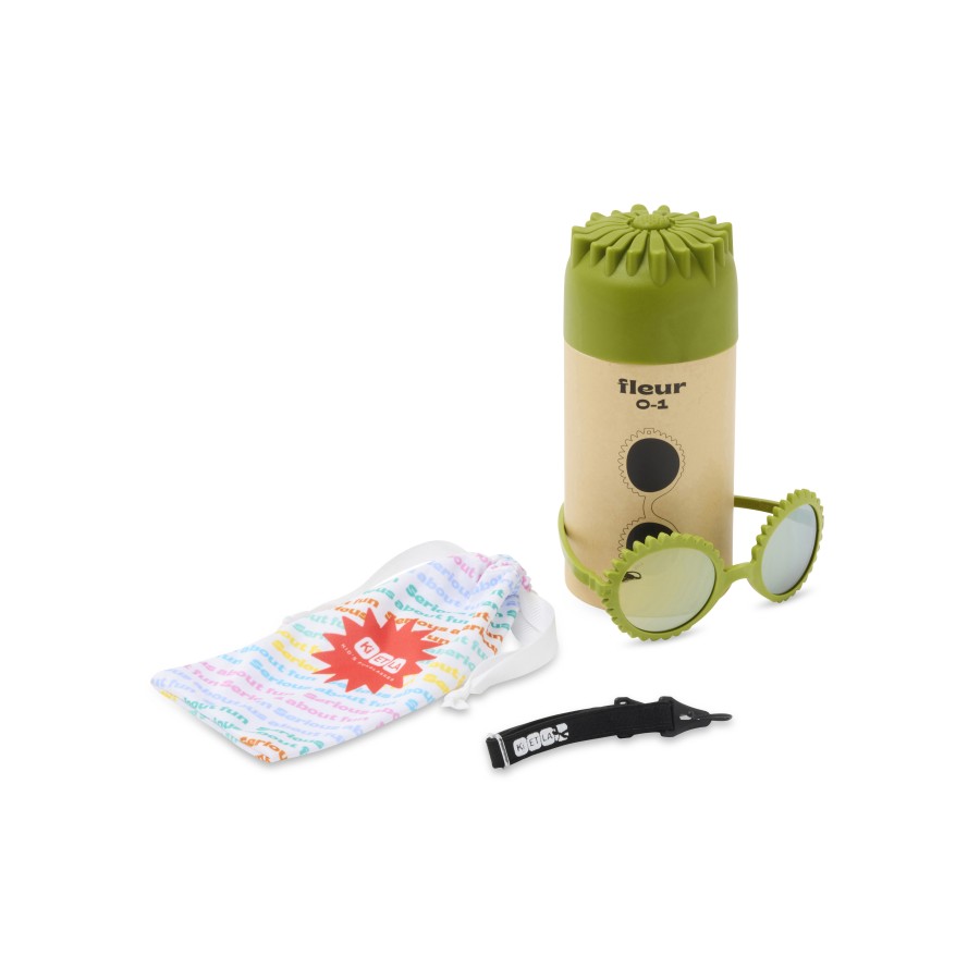 Βρεφικά Γυαλιά Ηλίου KiETLA Fleur Olive (1-2 Ετών)