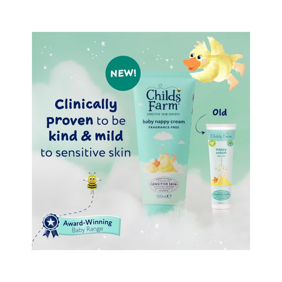 Βρεφική Κρέμα Αλλαγής Πάνας Childs Farm Nappy Cream Fragance Free 100ml