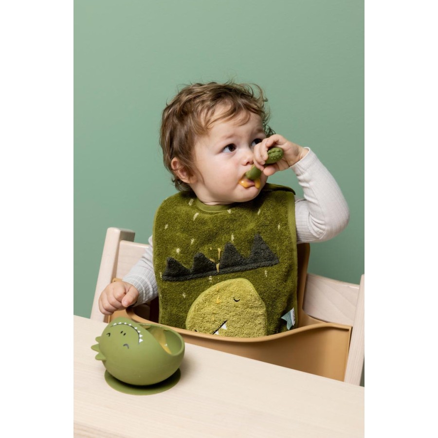Βρεφικό Σετ Φαγητού Σιλικόνης 2τμχ. Trixie First Baby Meal Set Mr. Dino