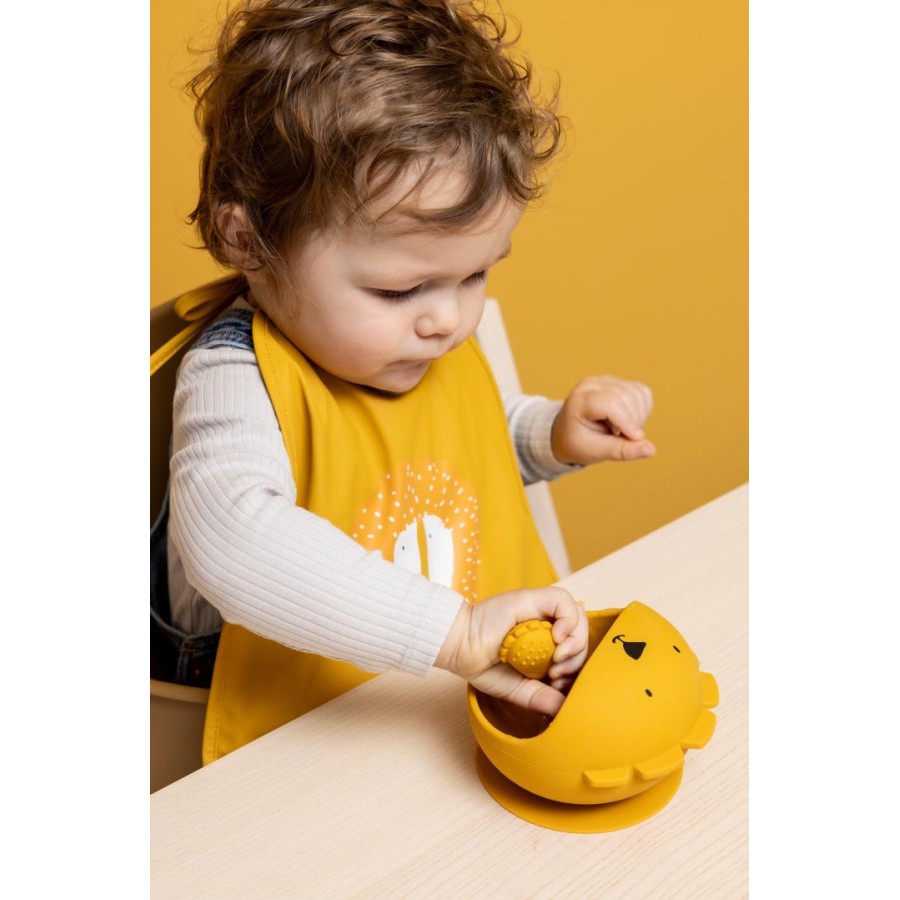 Βρεφικό Σετ Φαγητού Σιλικόνης 2τμχ. Trixie First Baby Meal Set Mr. Lion