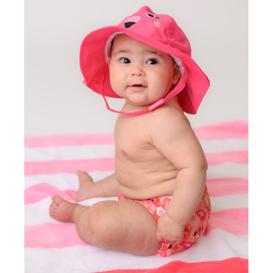 Βρεφικό Σετ Μαγιό και Καπέλο UPF50+ Zoocchini Franny The Flamingo