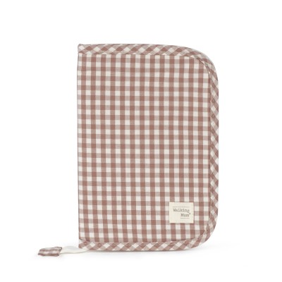 Θήκη Βιβλιαρίου Praline Vichy Moka 17x25εκ. Walking Mum