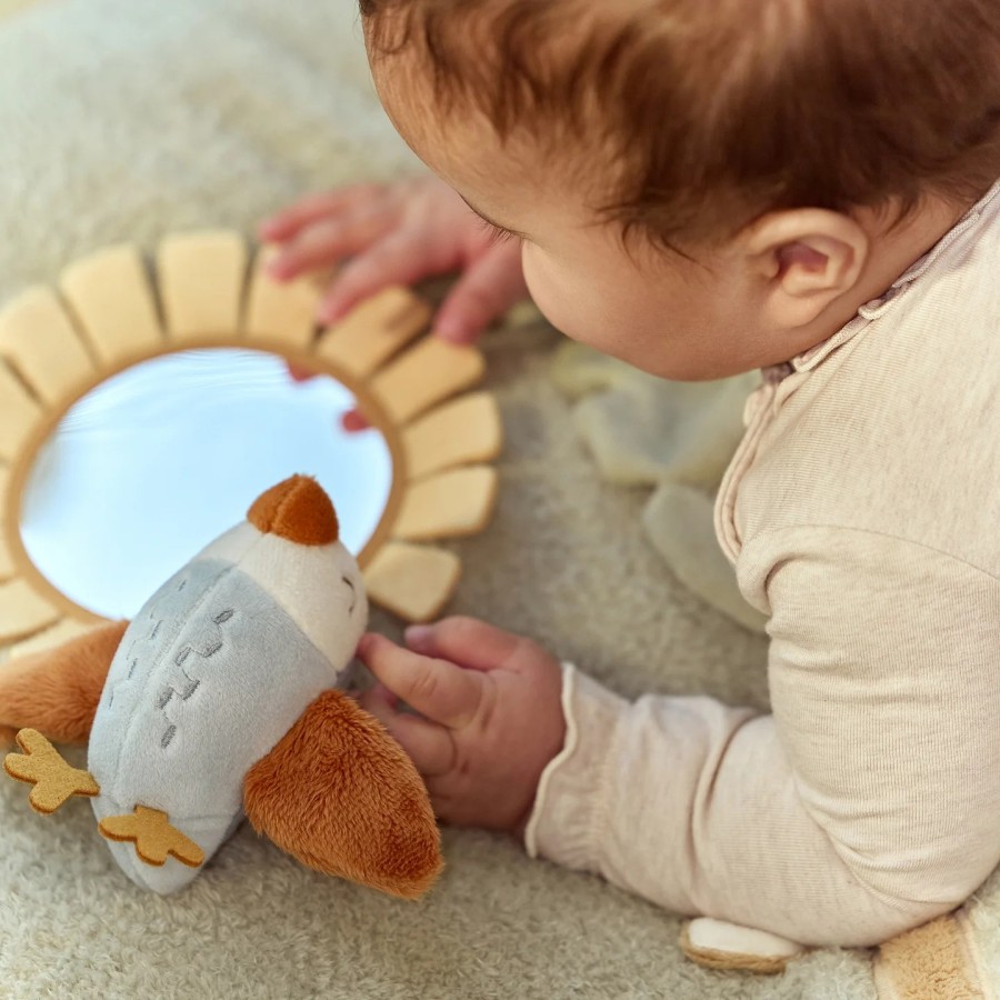 Βρεφικό Υφασμάτινο Στρώμα Δραστηριοτήτων Little Dutch Safari Friends GRS 80x100εκ.