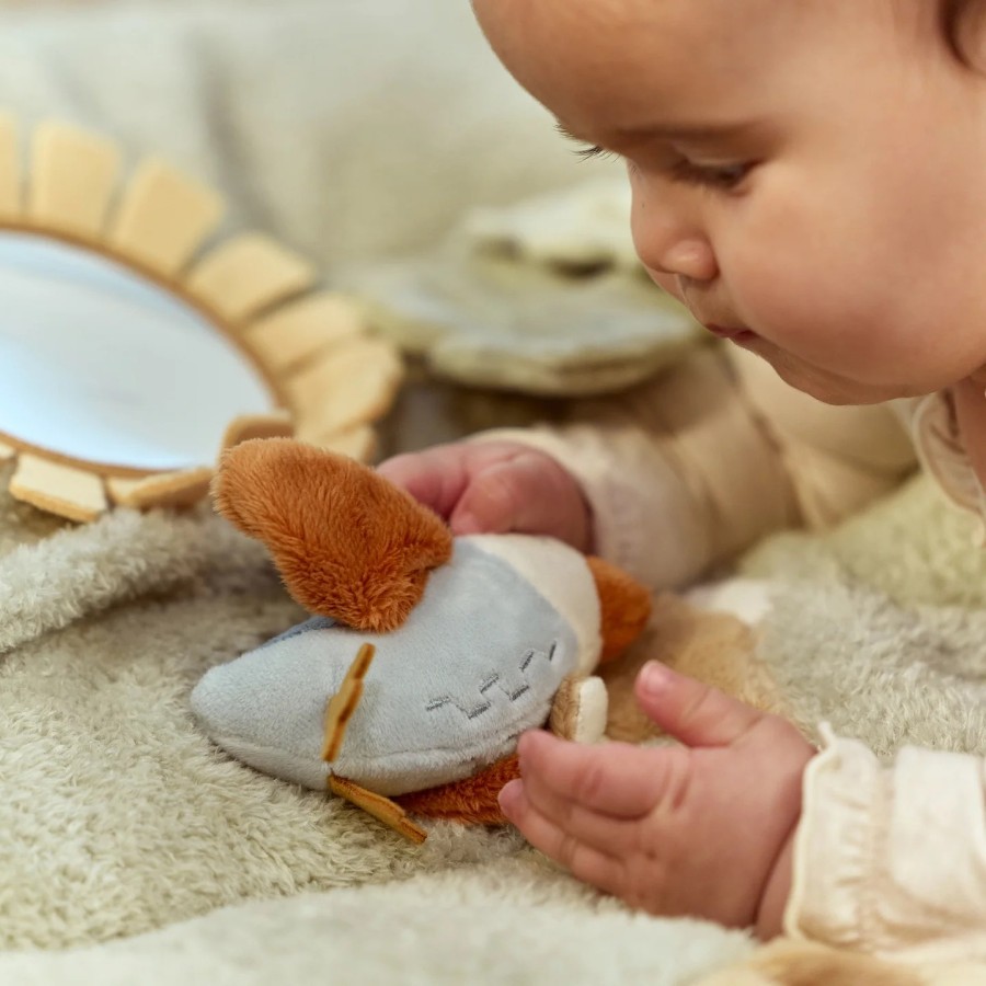 Βρεφικό Υφασμάτινο Στρώμα Δραστηριοτήτων Little Dutch Safari Friends GRS 80x100εκ.