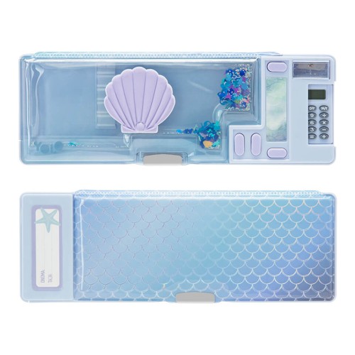 Yolo Παιδική Κασετίνα Retro Plus με Κομπιουτεράκι Ocean Shell