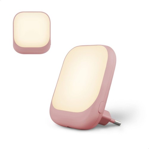 Zazu Fun Socket Light Αυτόματο Φως Νυκτός Πρίζας με Αισθητήρα Ροζ