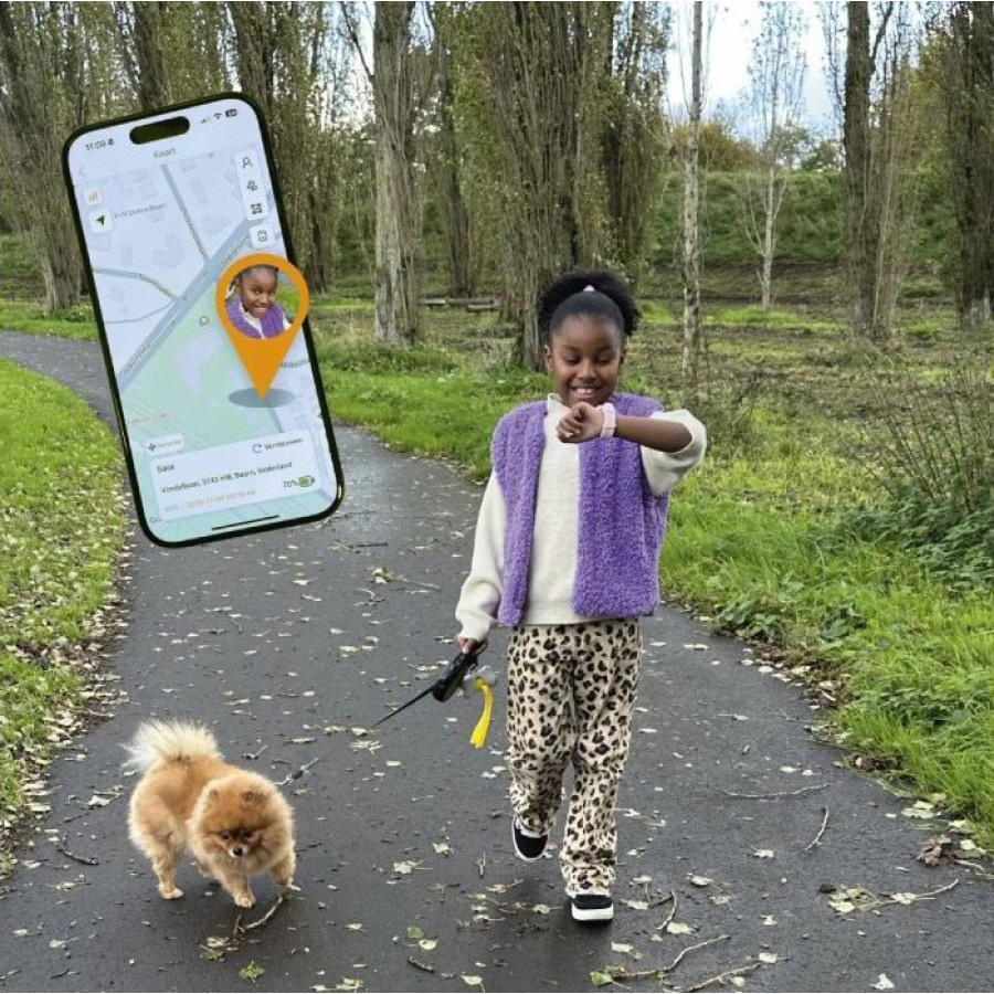 ZAZU Fun Παιδικό Smart Watch 4G/GPS Εντοπισμού Παιδιού & Βιντεοκλήση Ροζ