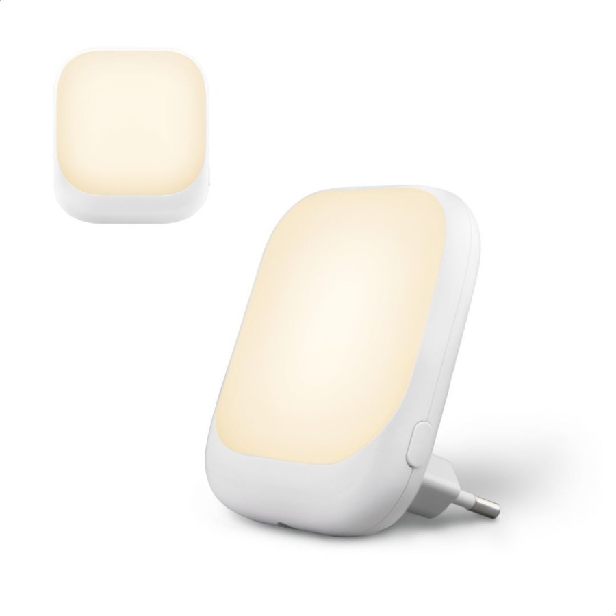 Zazu Fun Socket Light Αυτόματο Φως Νυκτός Πρίζας με Αισθητήρα Λευκό