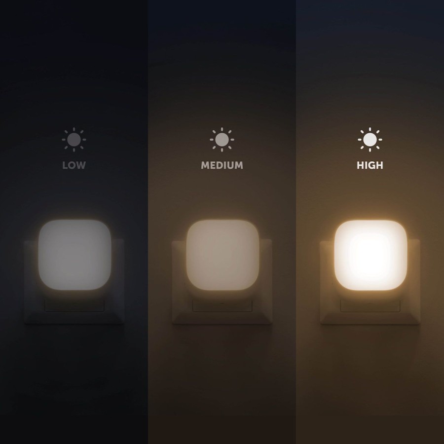 Zazu Fun Socket Light Αυτόματο Φως Νυκτός Πρίζας με Αισθητήρα Λευκό