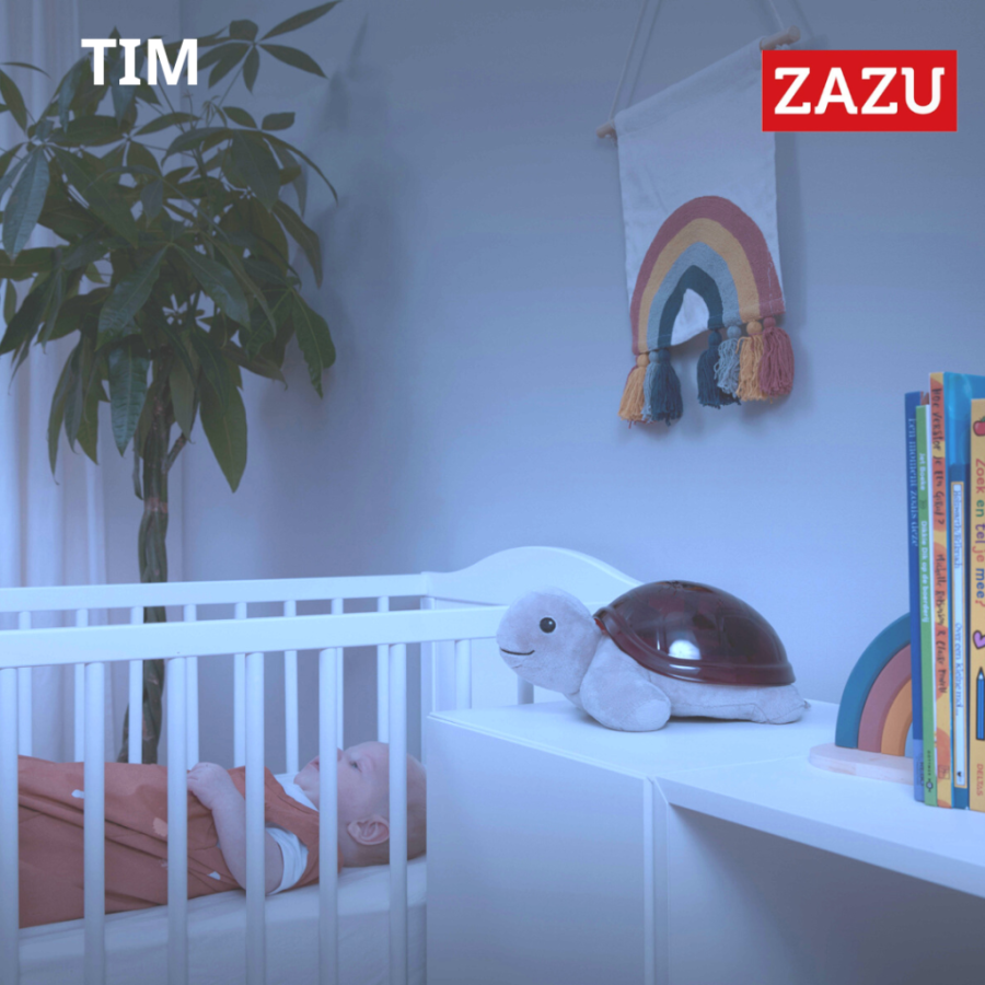 ZAZU TIM Προβολέας με Kίνηση Πουλιών Ουρανός 3 Στάδια Ύπνου & Λευκοί Ήχοι Φύσης Χελώνα