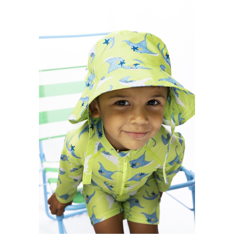 Zoocchini Παιδικό Καπέλο με Γείσο Cape Sunhat με Προστασία UPF50 Stingray