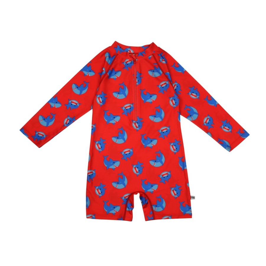 Zoocchini Ολόσωμο Παιδικό Μαγιό Surf Suit UPF50 Shark New