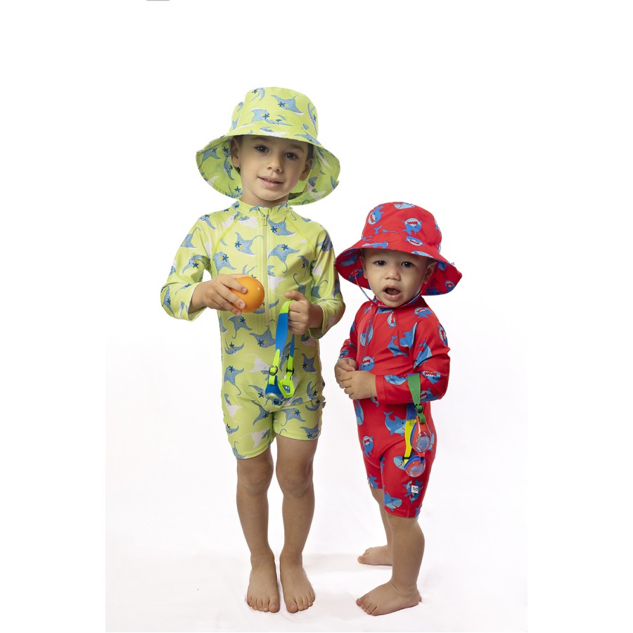 Zoocchini Ολόσωμο Παιδικό Μαγιό Surf Suit UPF50 Stingray New