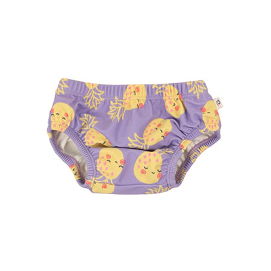 Zoocchini Βρεφικό Σετ UV Πάνα Μαγιό, Καπέλο Bucket, Μπλούζα Pinneaple