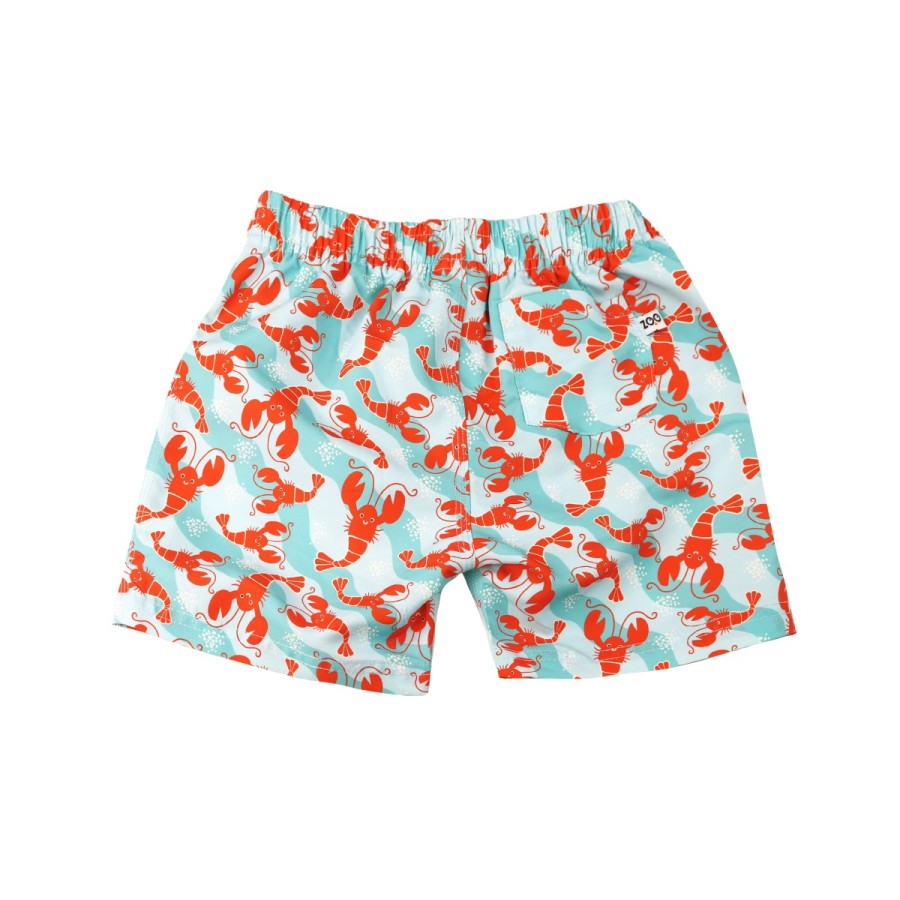 Παιδικό Μαγιό Σορτς με UV Προστασία Zoocchini Logan the Lobster