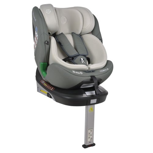 Bebe Stars Παιδικό Κάθισμα Αυτοκινήτου Nobile i-Size 360° Olive 40-150cm 924-176 + δώρο  σήμα BABY ON BOARD