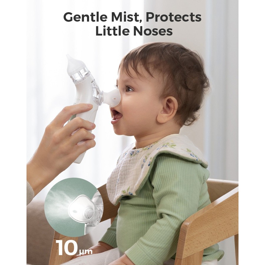 Momcozy BreezyClear Ηλεκτρικός Ρινικός Αναρροφητήρας Μύτης 2 σε 1 με Spray & Αναρρόφηση – 65 kPa