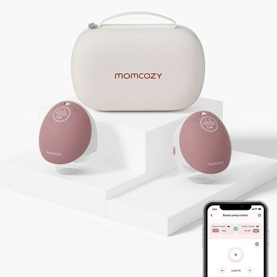Momcozy M9 Hands Free Θήλαστρο Διπλό κόκκινο