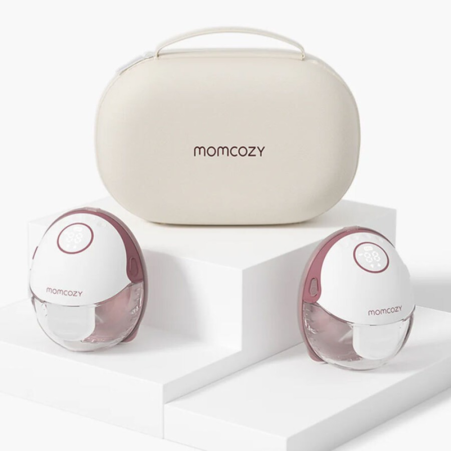 Momcozy M6 Hands-free Διπλό Ηλεκτρικό Θήλαστρο Κόκκινο