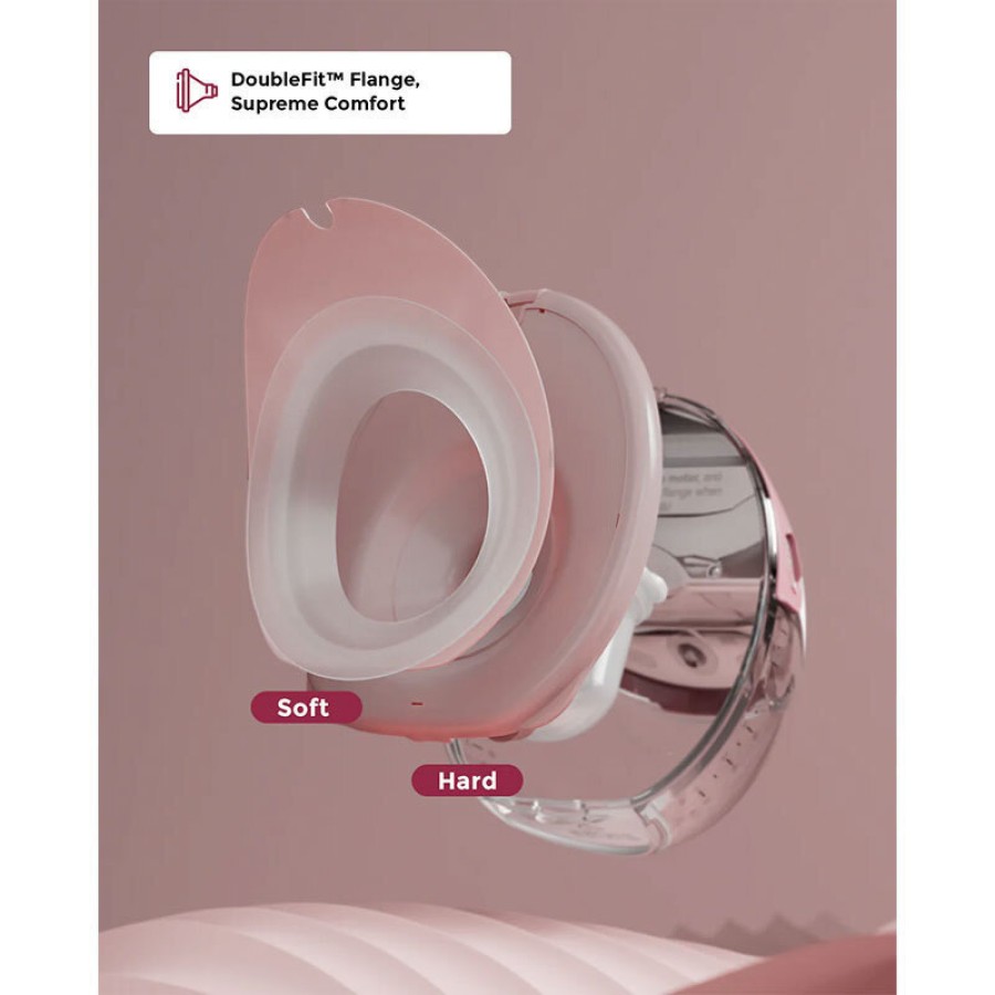 Momcozy M6 Hands-free Διπλό Ηλεκτρικό Θήλαστρο Κόκκινο