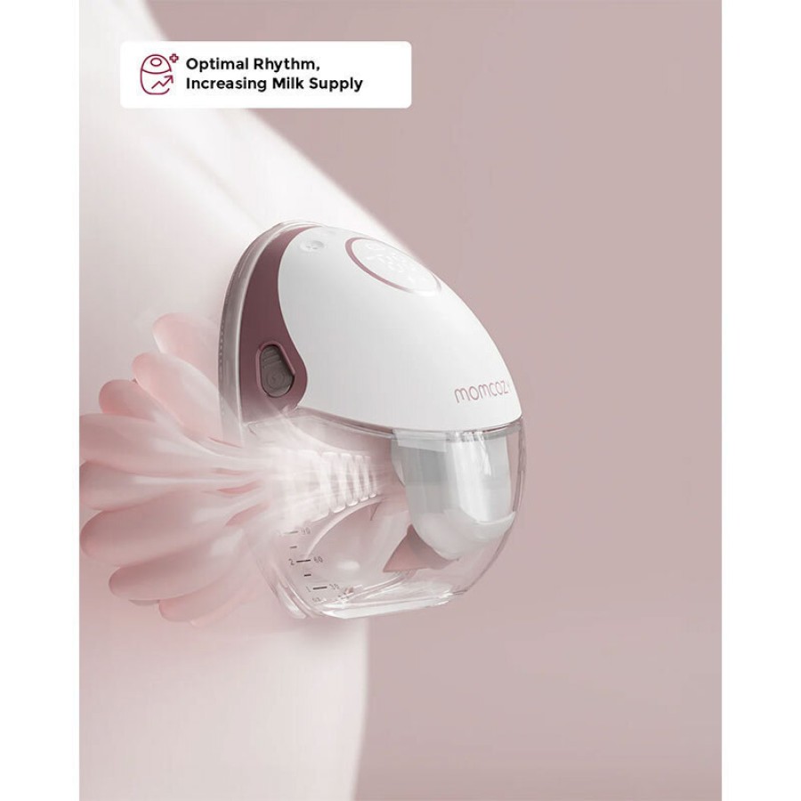 Momcozy M6 Hands-free Διπλό Ηλεκτρικό Θήλαστρο Κόκκινο