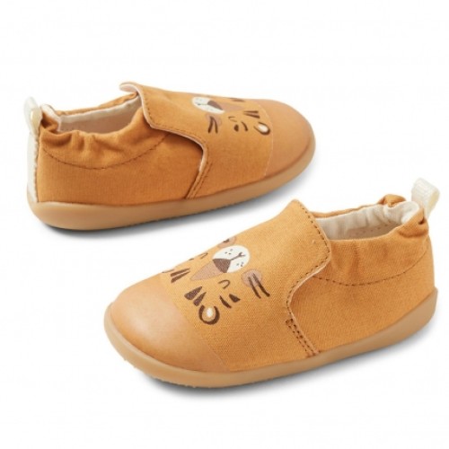 Βρεφικά Παντοφλάκια Bobux Step Up Cosy Leo Bq Oak Buff Indoor