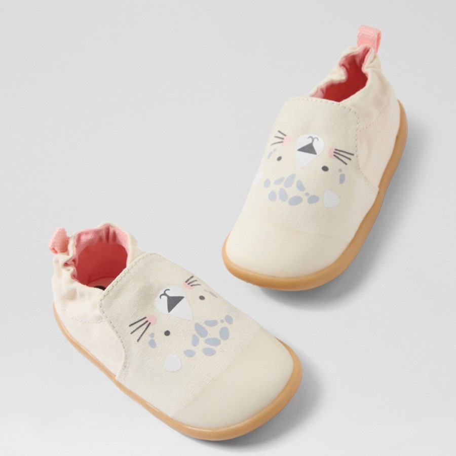 Βρεφικά Παντοφλάκια Bobux Step Up Cosy Leopard White Swan