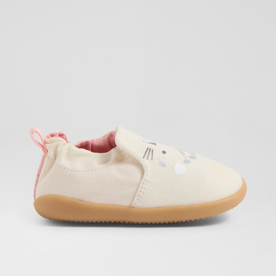 Βρεφικά Παντοφλάκια Bobux Step Up Cosy Leopard White Swan