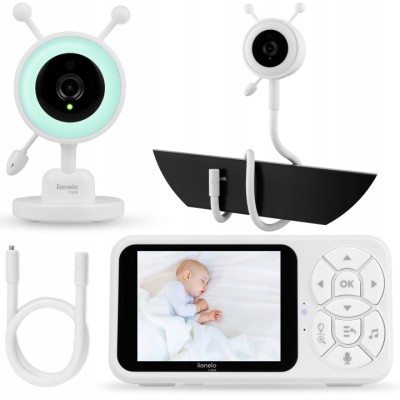 Lionelo Babyline 3.4 Ηλεκτρονική Ενδοεπικοινωνία με Κάμερα & Οθόνη 3.5″