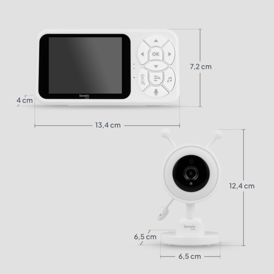 Lionelo Babyline 3.4 Ηλεκτρονική Ενδοεπικοινωνία με Κάμερα & Οθόνη 3.5″