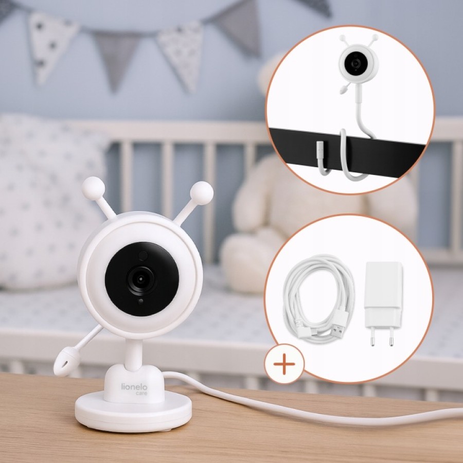Lionelo Babyline 3.4 Ηλεκτρονική Ενδοεπικοινωνία με Κάμερα & Οθόνη 3.5″