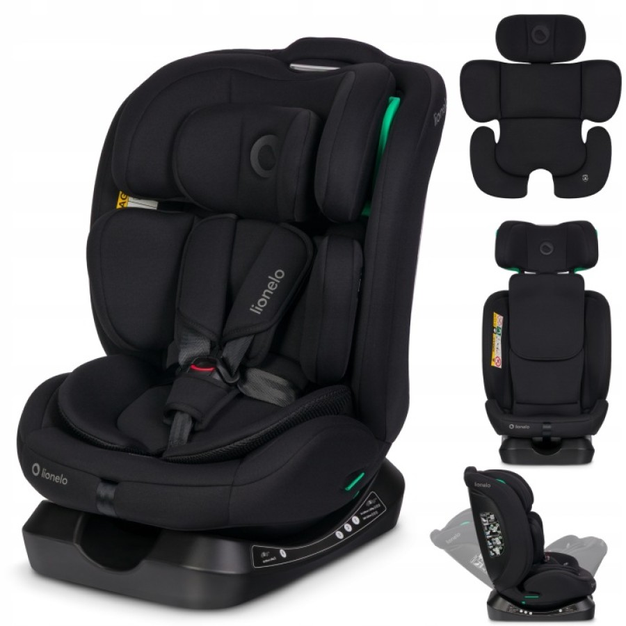 Lionelo Aart i-size Κάθισμα Αυτοκινήτου 40-150cm Black Carbon