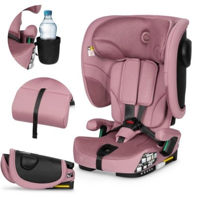 Lionelo Nelly i-Size isofix κάθισμα αυτοκινήτου 76-150cm Pink Mauve
