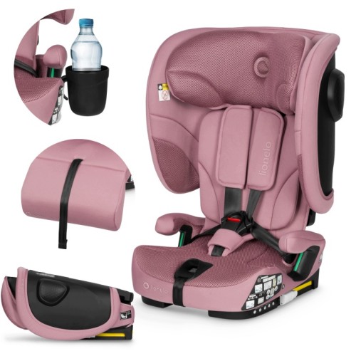 Lionelo Nelly i-Size isofix κάθισμα αυτοκινήτου 76-150cm Pink Mauve