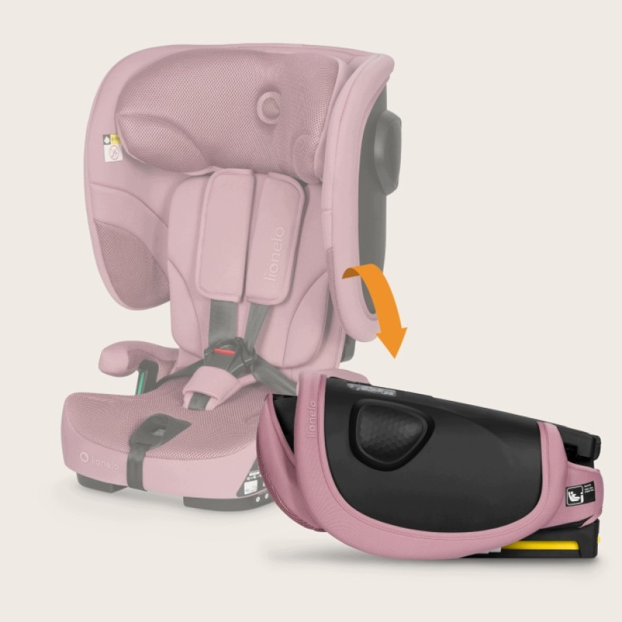 Lionelo Nelly i-Size isofix κάθισμα αυτοκινήτου 76-150cm Pink Mauve