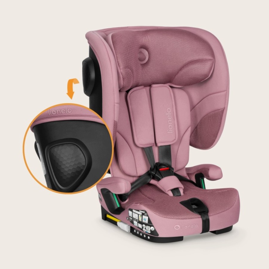 Lionelo Nelly i-Size isofix κάθισμα αυτοκινήτου 76-150cm Pink Mauve